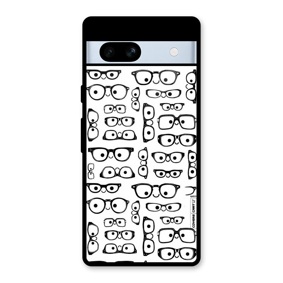 Nerdy Specs Glass Back Case for Google Pixel 7a