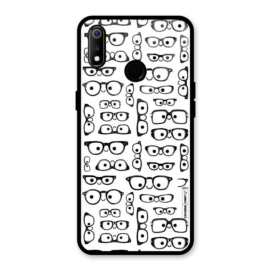 Nerdy Specs Glass Back Case for Realme 3