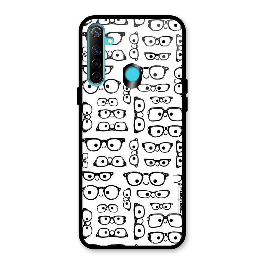 Nerdy Specs Glass Back Case for Realme 5