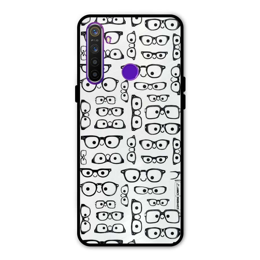 Nerdy Specs Glass Back Case for Realme 5s