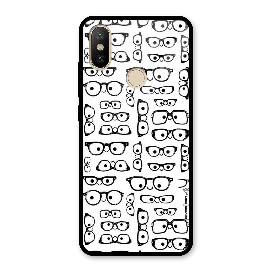 Nerdy Specs Glass Back Case for Redmi A2
