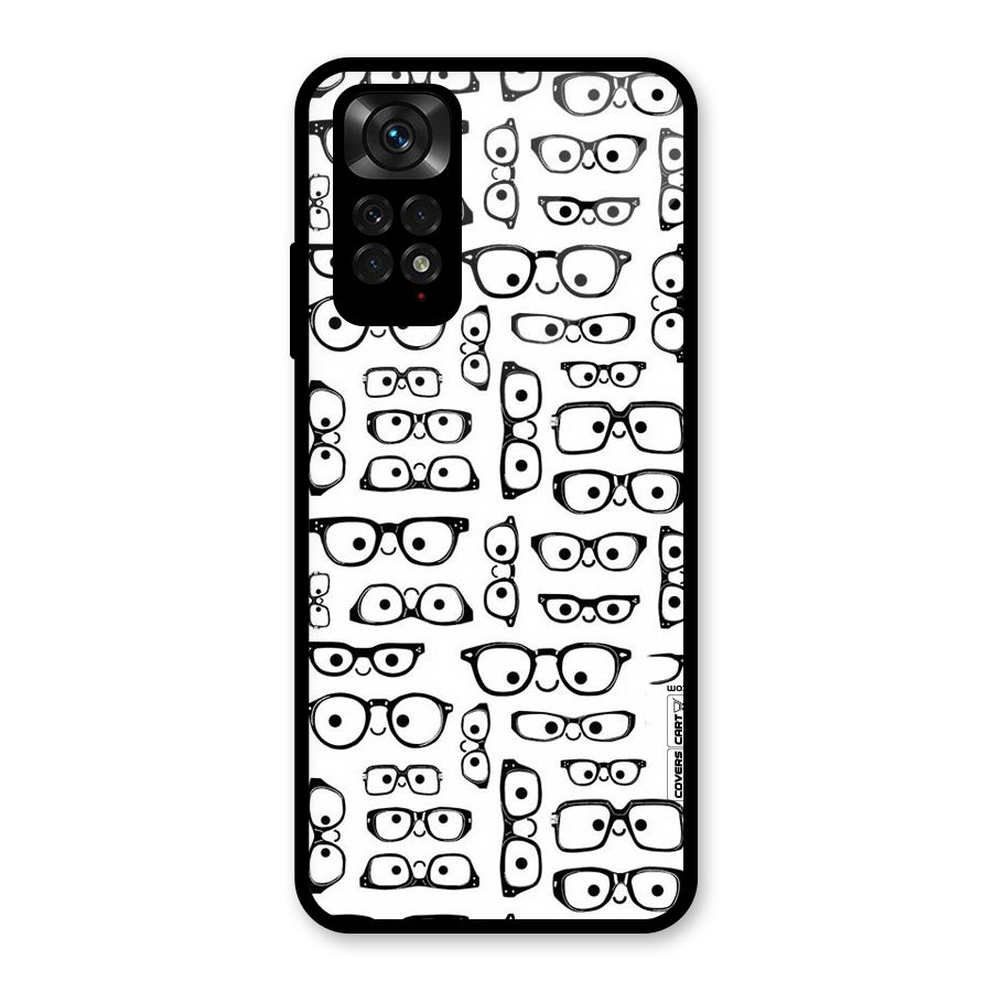 Nerdy Specs Glass Back Case for Redmi Note 11S