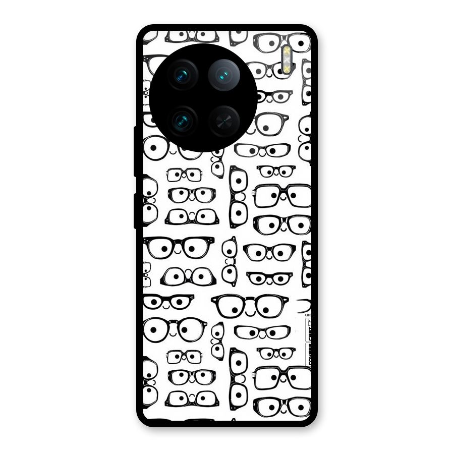 Nerdy Specs Glass Back Case for Vivo X90 Pro
