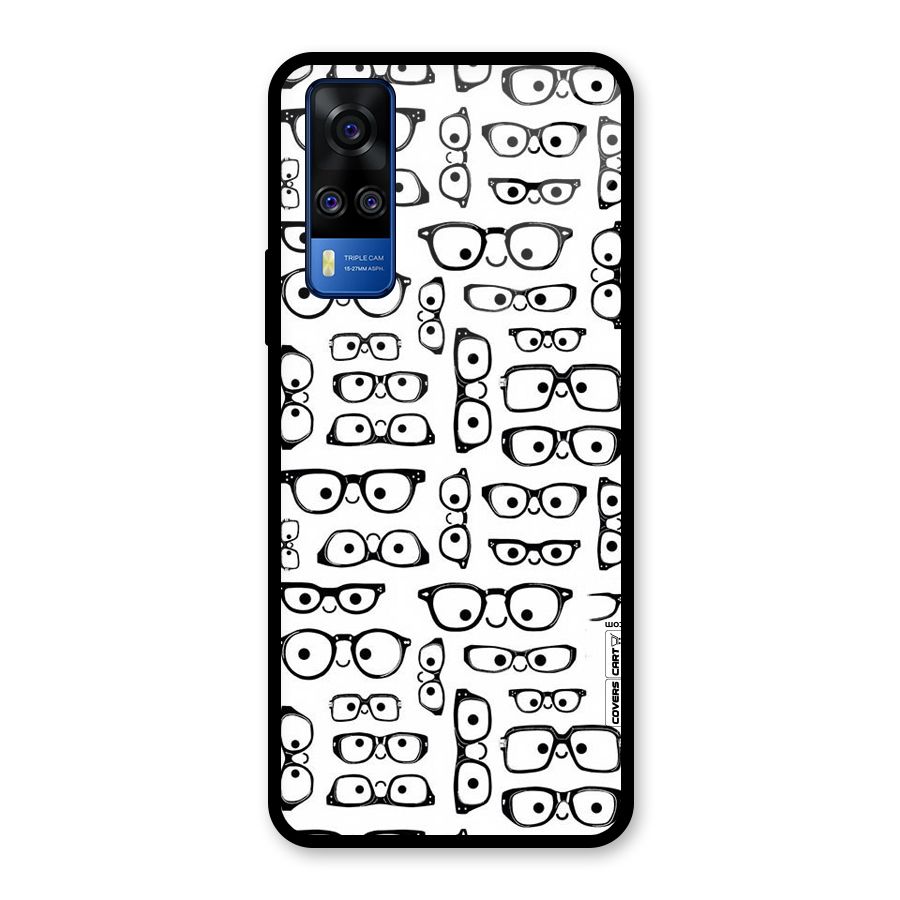 Nerdy Specs Glass Back Case for Vivo Y31