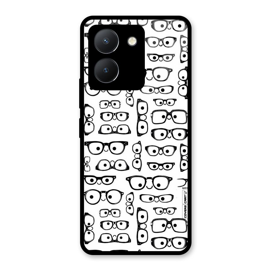 Nerdy Specs Glass Back Case for Vivo Y36