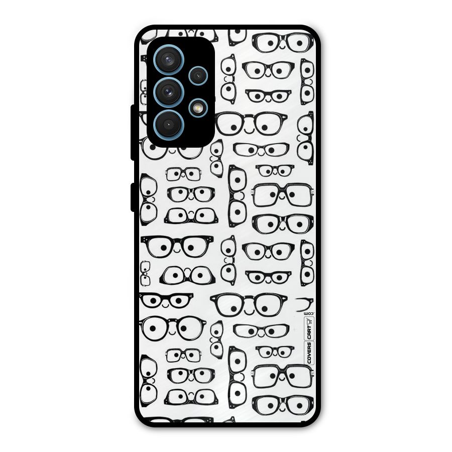 Nerdy Specs Metal Back Case for Galaxy A32