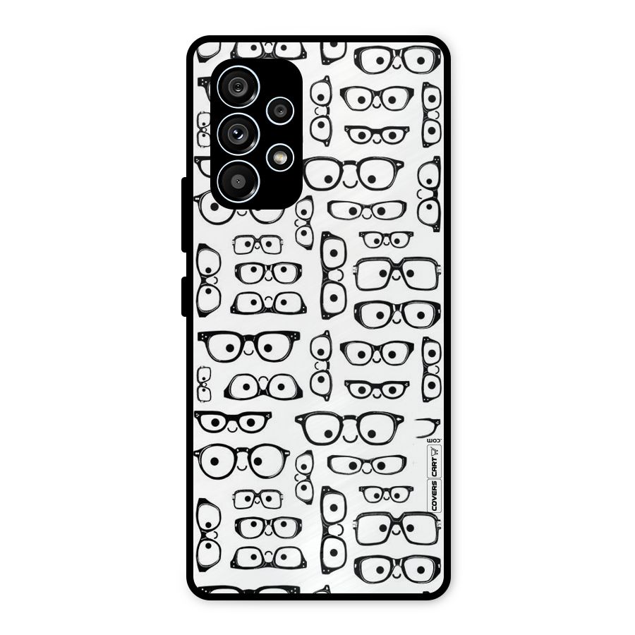Nerdy Specs Metal Back Case for Galaxy A53 5G