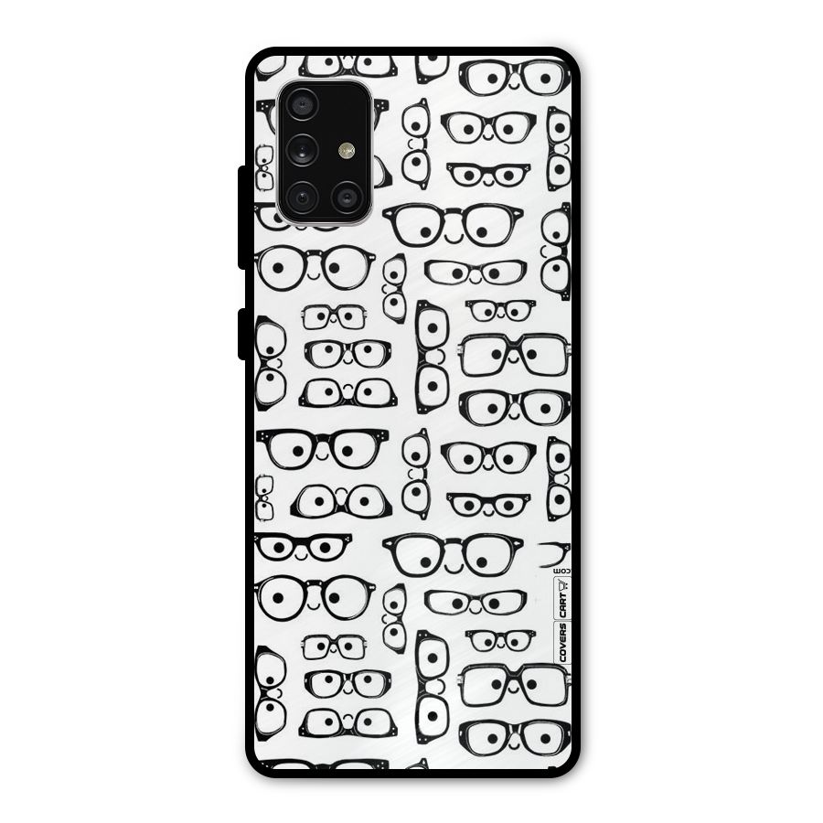 Nerdy Specs Metal Back Case for Galaxy A71