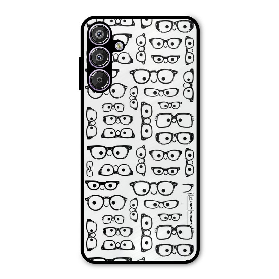 Nerdy Specs Metal Back Case for Galaxy F15