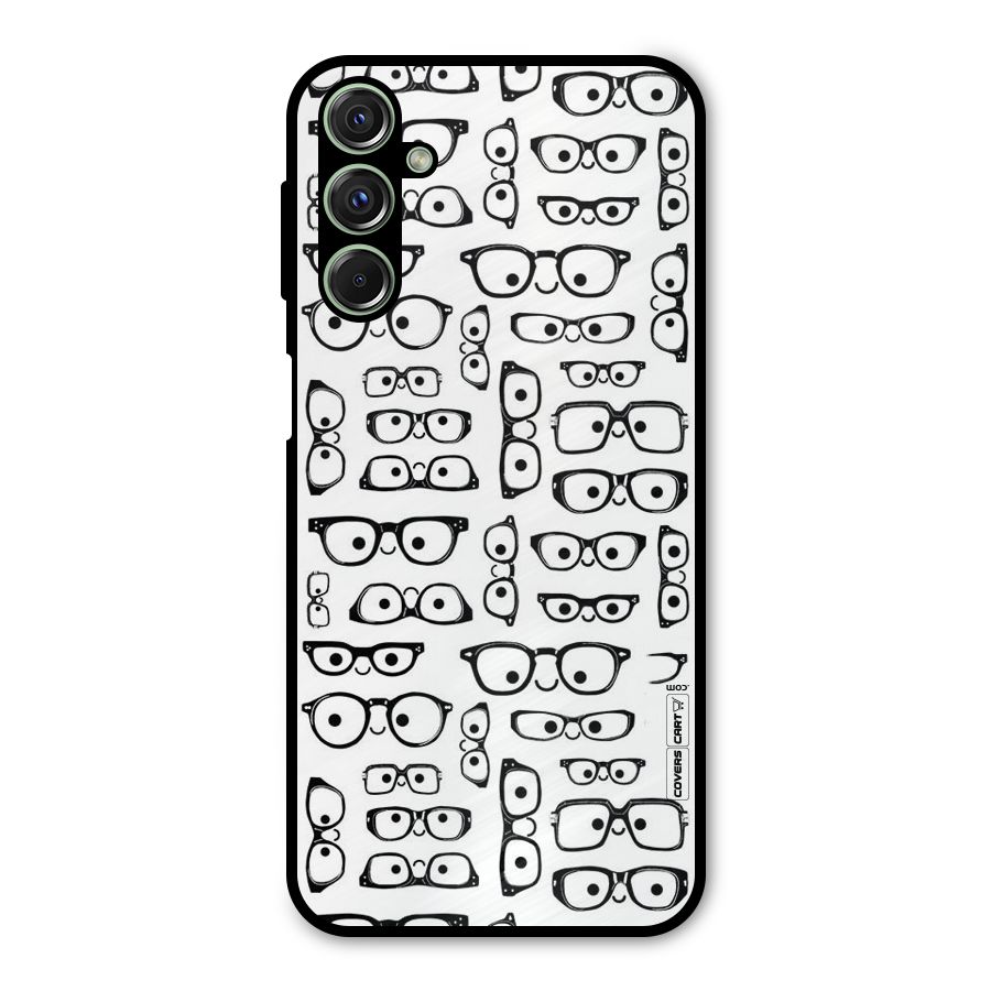 Nerdy Specs Metal Back Case for Galaxy F34