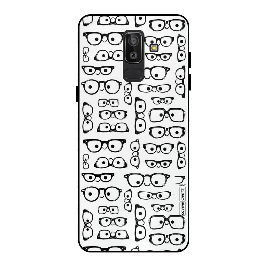 Nerdy Specs Metal Back Case for Galaxy J8