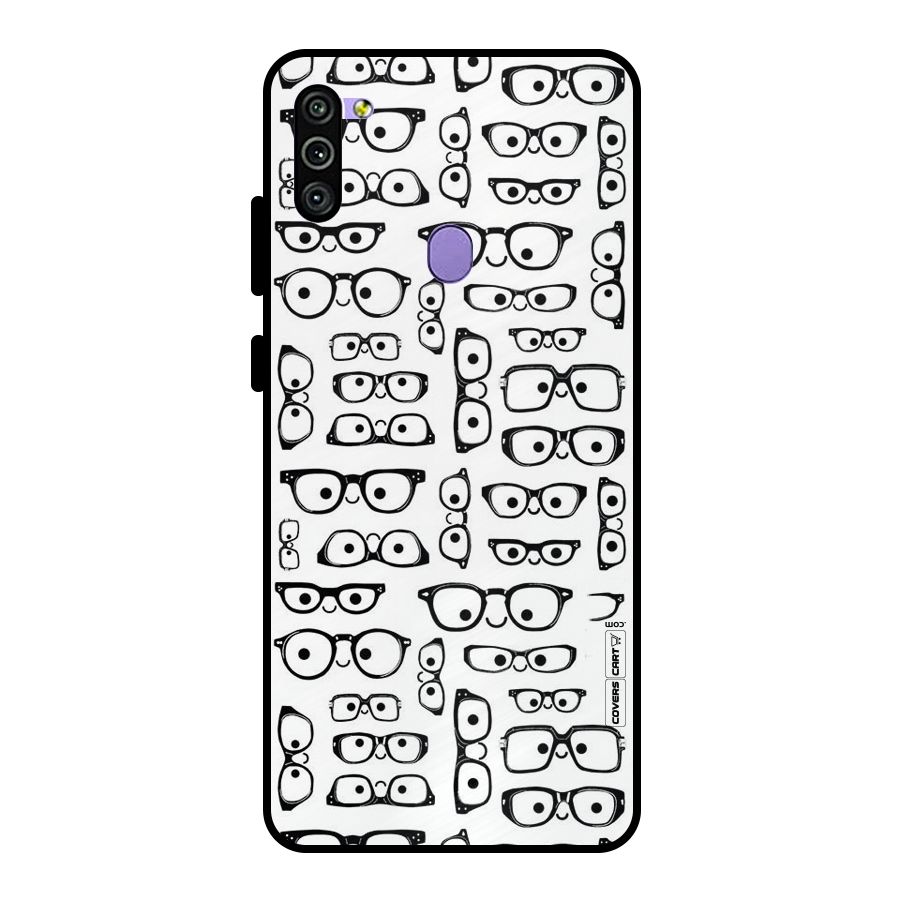 Nerdy Specs Metal Back Case for Galaxy M11