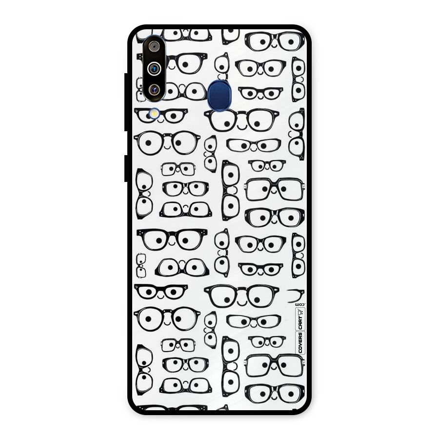 Nerdy Specs Metal Back Case for Galaxy M30