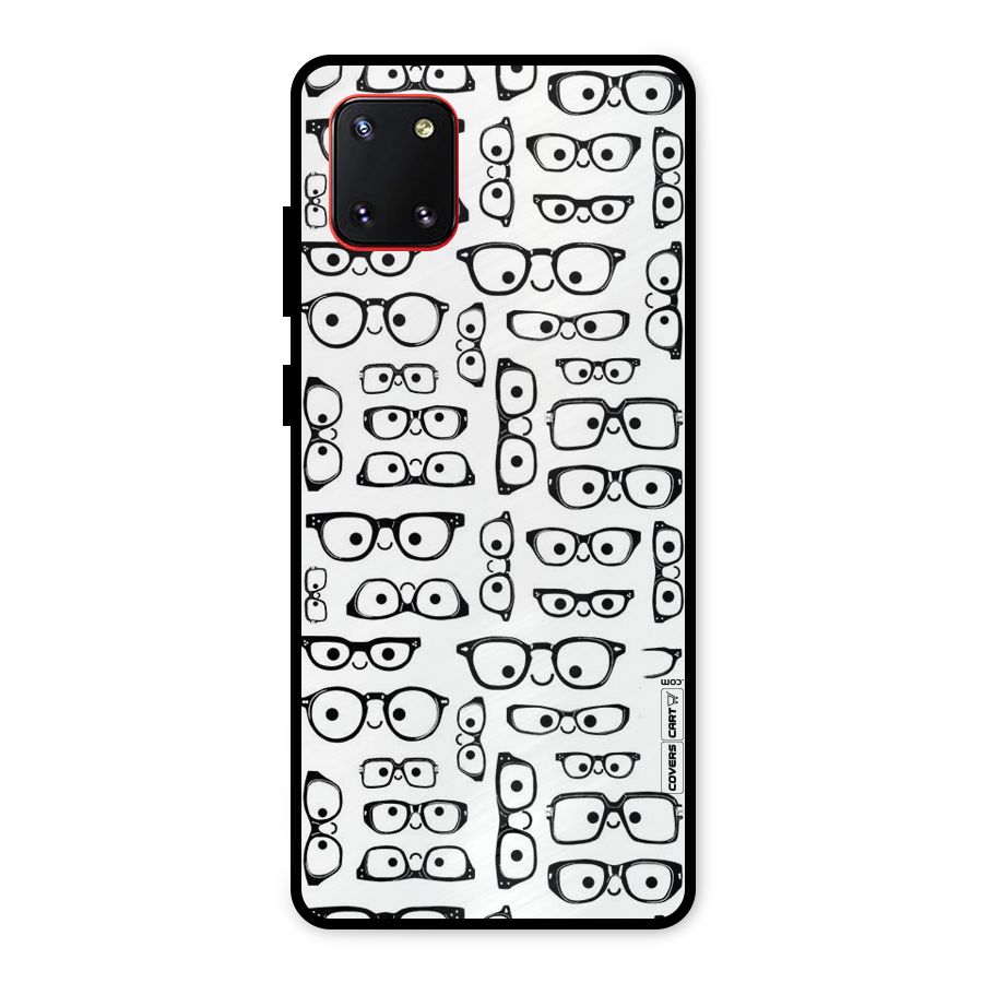 Nerdy Specs Metal Back Case for Galaxy Note 10 Lite