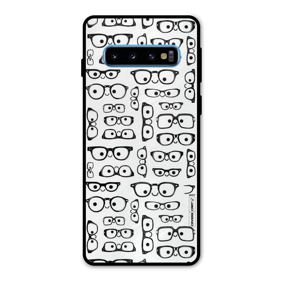 Nerdy Specs Metal Back Case for Galaxy S10