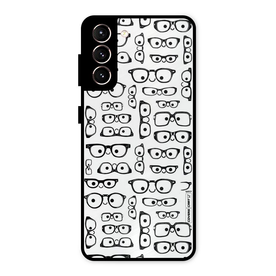 Nerdy Specs Metal Back Case for Galaxy S21 5G