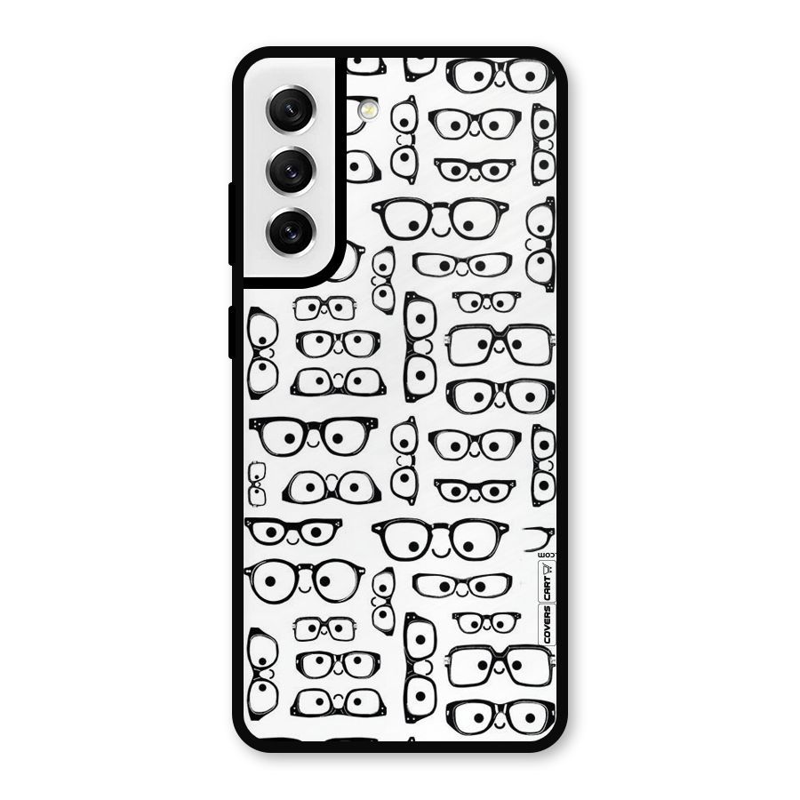 Nerdy Specs Metal Back Case for Galaxy S21 FE 5G