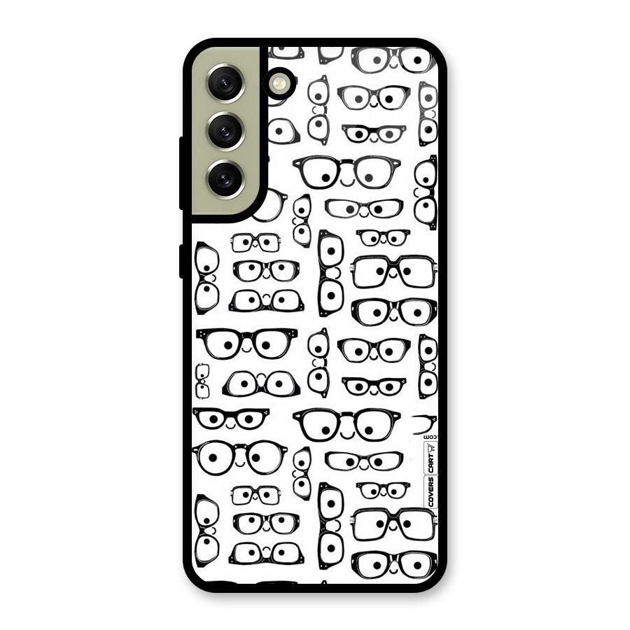 Nerdy Specs Metal Back Case for Galaxy S21 FE 5G (2023)