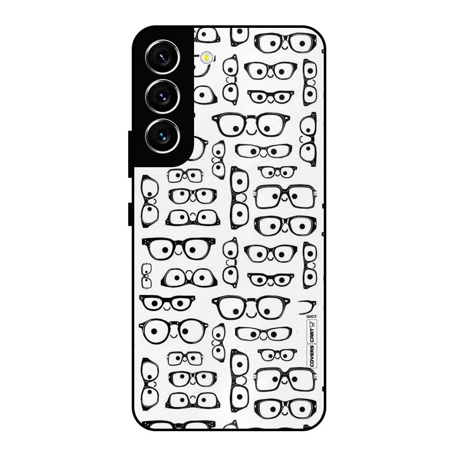 Nerdy Specs Metal Back Case for Galaxy S22 5G