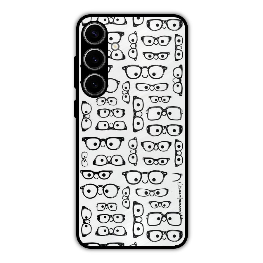 Nerdy Specs Metal Back Case for Galaxy S24 Plus