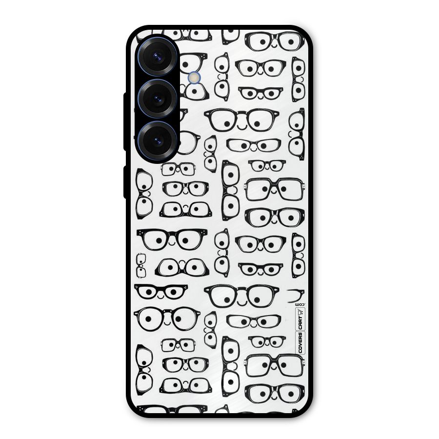 Nerdy Specs Metal Back Case for Galaxy S25 Plus