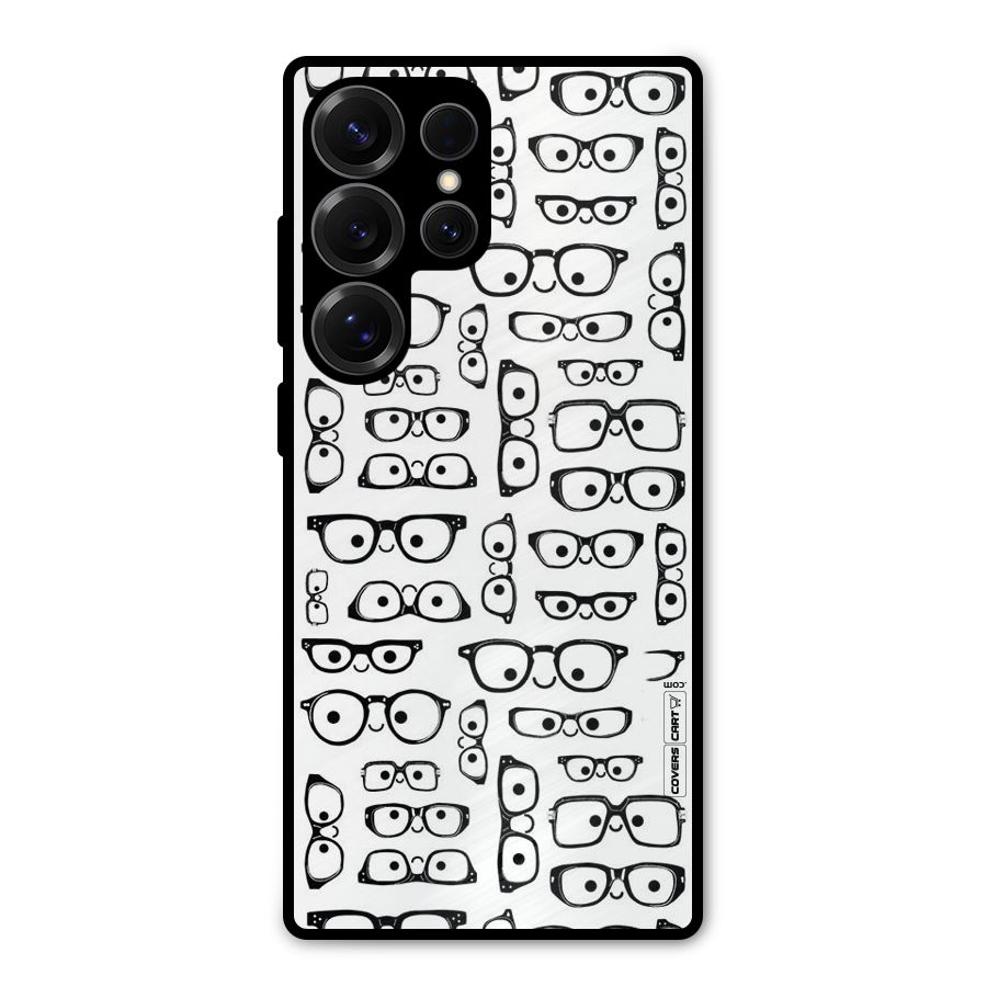 Nerdy Specs Metal Back Case for Galaxy S25 Ultra