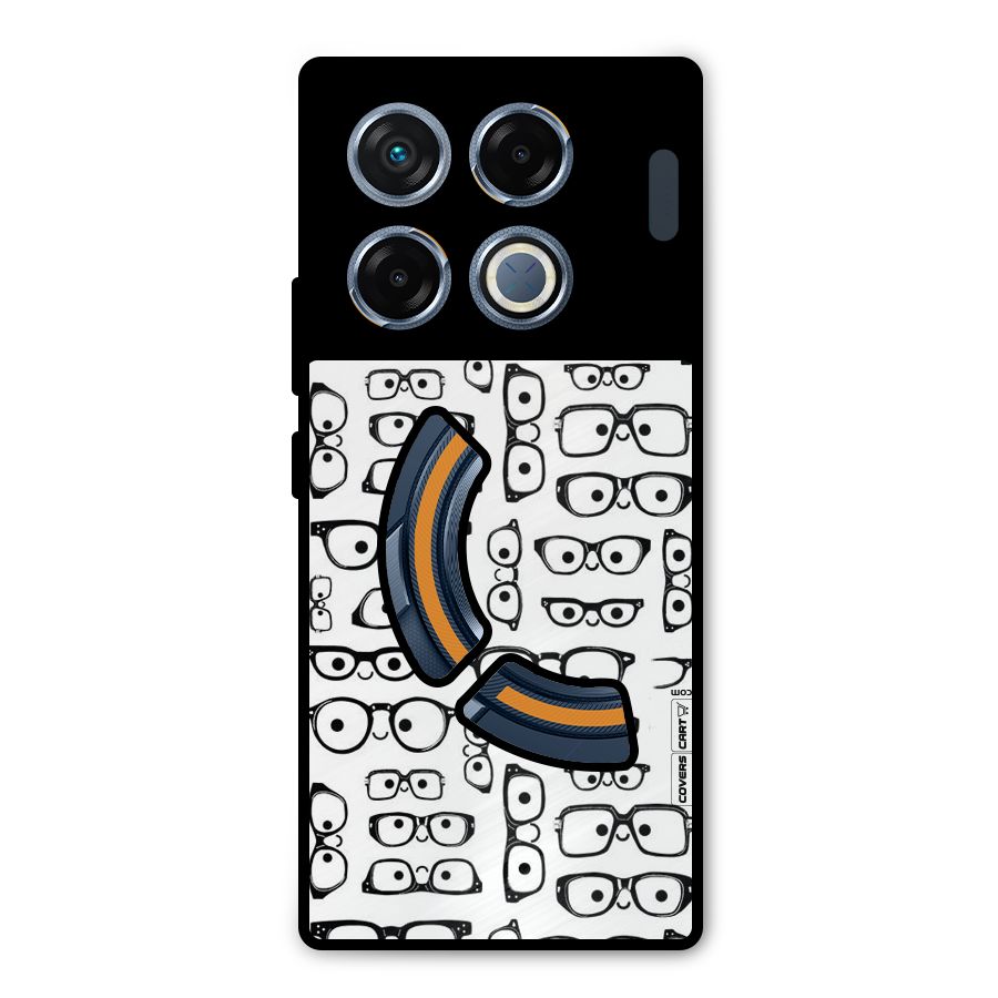 Nerdy Specs Metal Back Case for Infinix GT 20 Pro