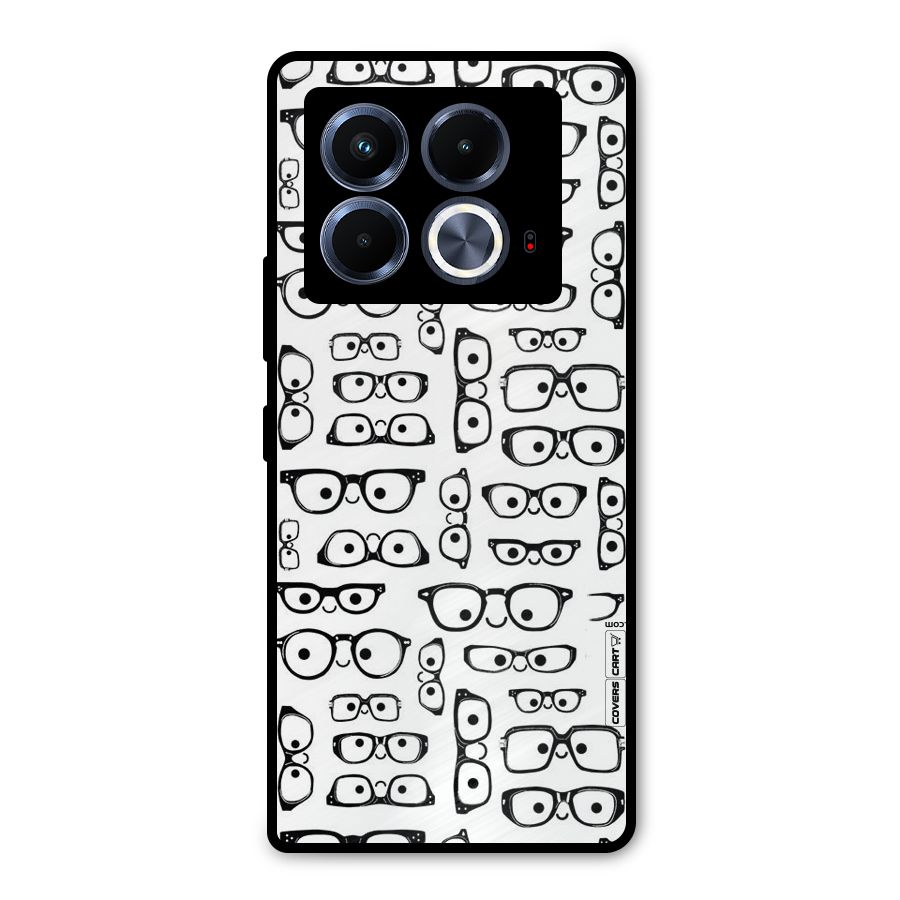 Nerdy Specs Metal Back Case for Infinix Note 40 5G