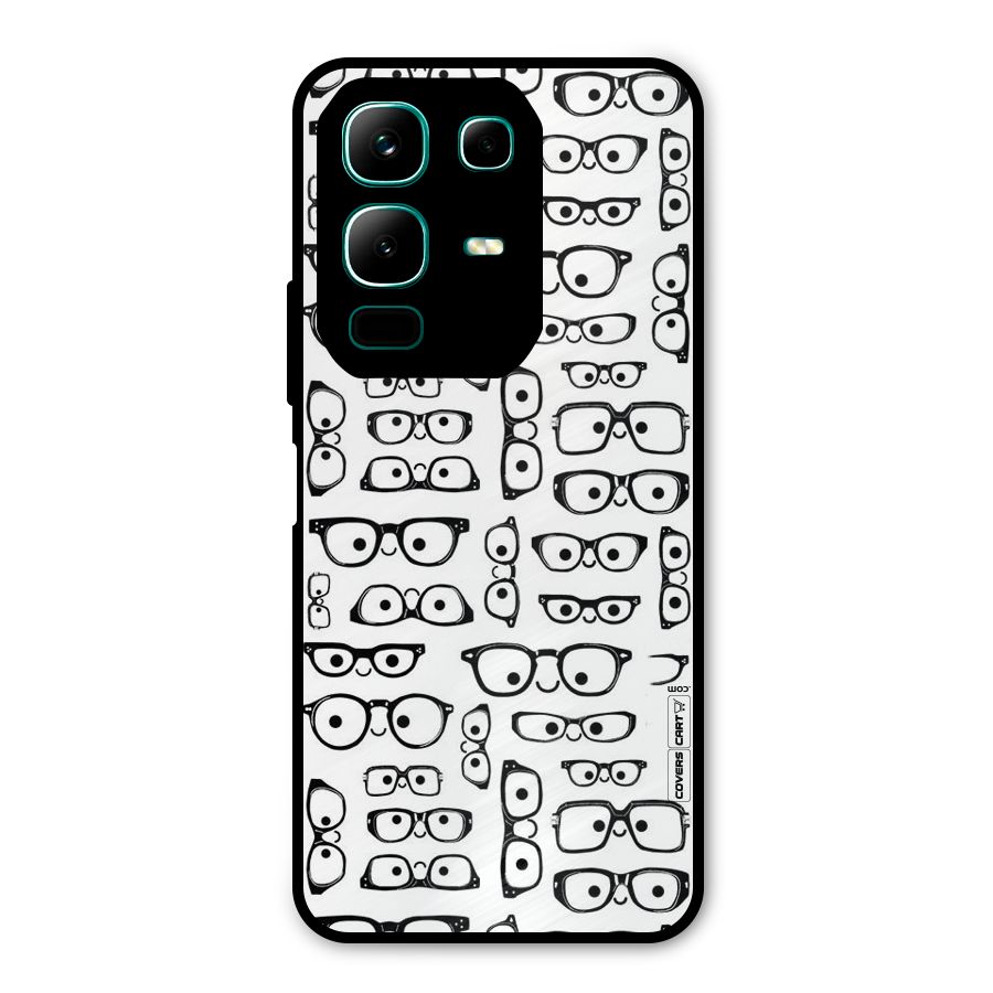 Nerdy Specs Metal Back Case for Infinix Note 50x
