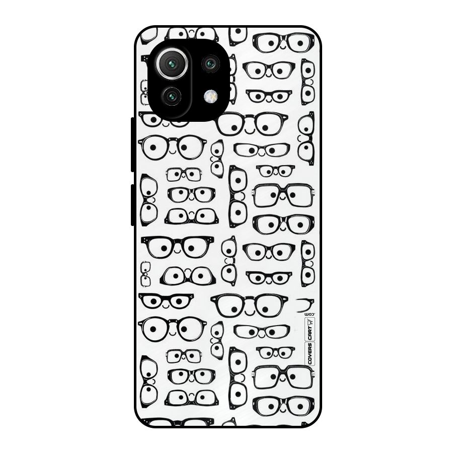 Nerdy Specs Metal Back Case for Mi 11 Lite