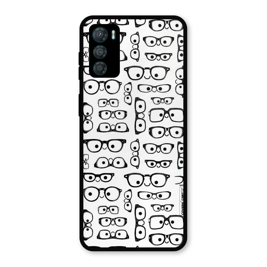 Nerdy Specs Metal Back Case for Moto G42