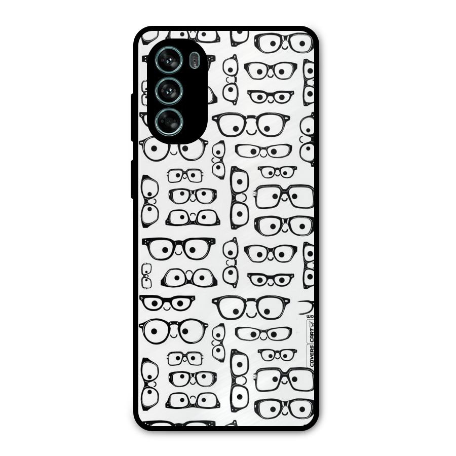 Nerdy Specs Metal Back Case for Moto G62