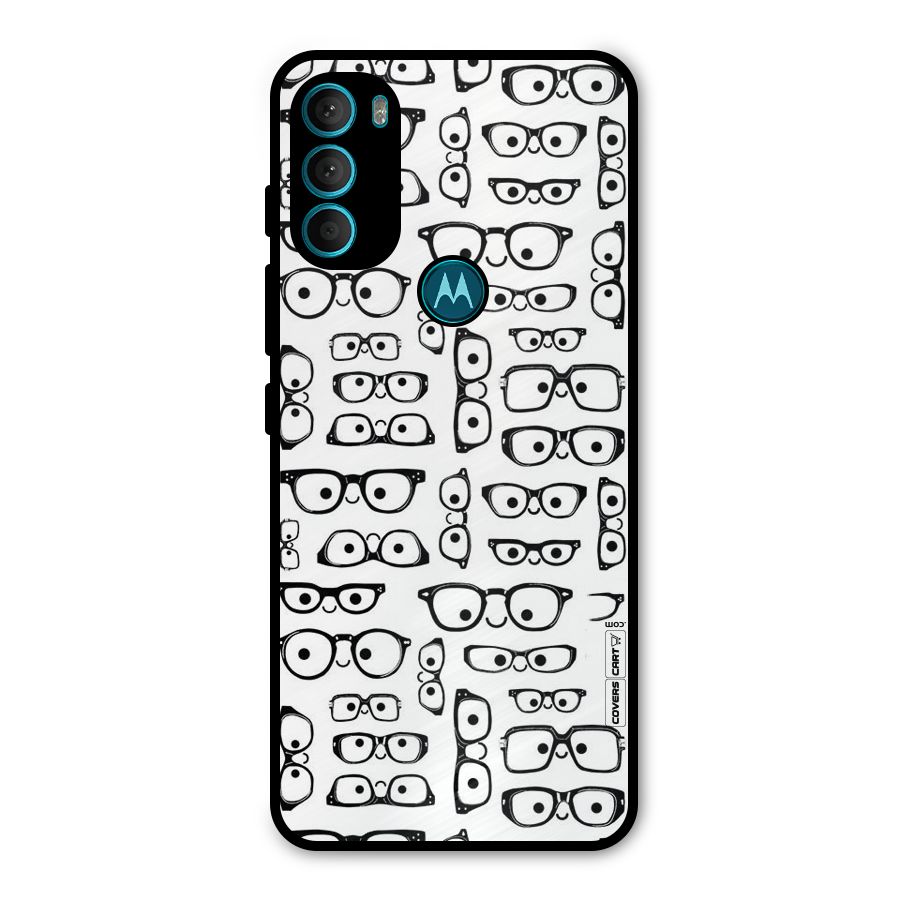 Nerdy Specs Metal Back Case for Moto G71 5G
