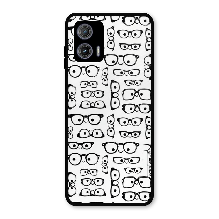 Nerdy Specs Metal Back Case for Moto G73