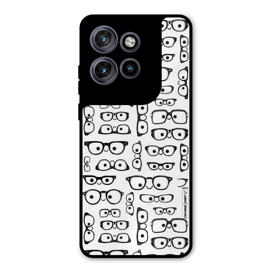 Nerdy Specs Metal Back Case for Motorola Edge 50 Neo