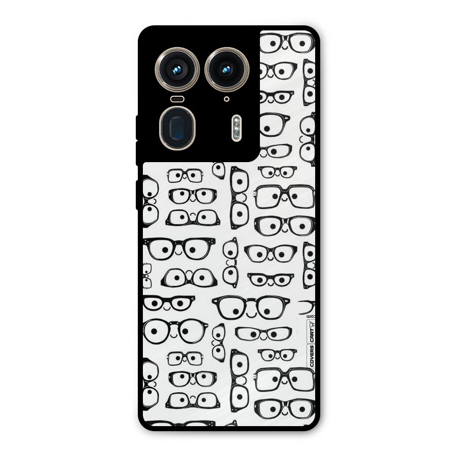 Nerdy Specs Metal Back Case for Motorola Edge 50 Ultra