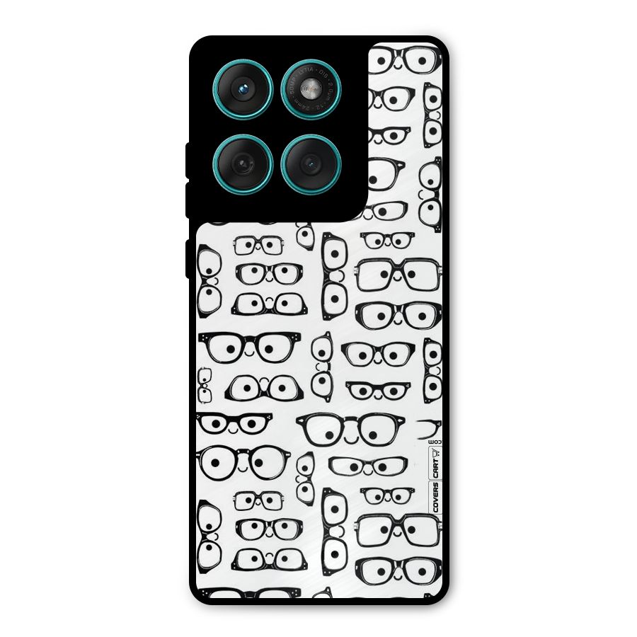 Nerdy Specs Metal Back Case for Motorola Edge 60 Fusion