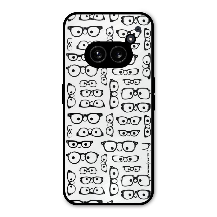 Nerdy Specs Metal Back Case for Nothing Phone 2a Plus