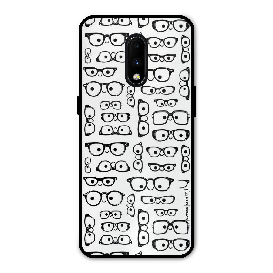 Nerdy Specs Metal Back Case for OnePlus 7