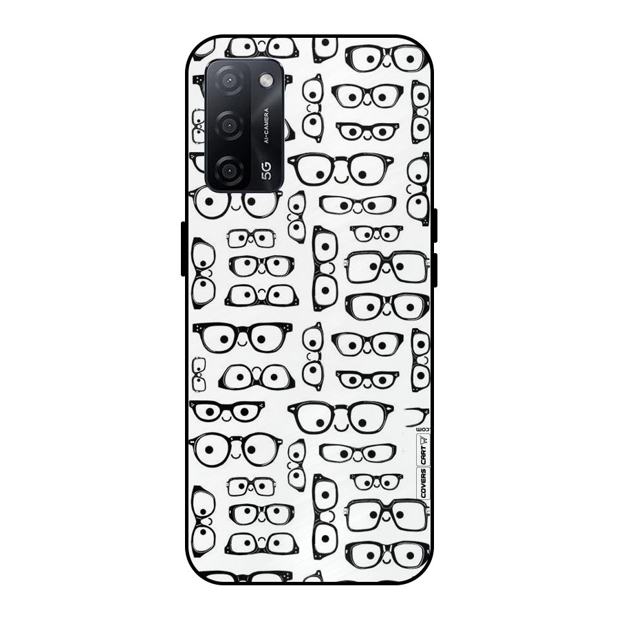 Nerdy Specs Metal Back Case for Oppo A53s 5G