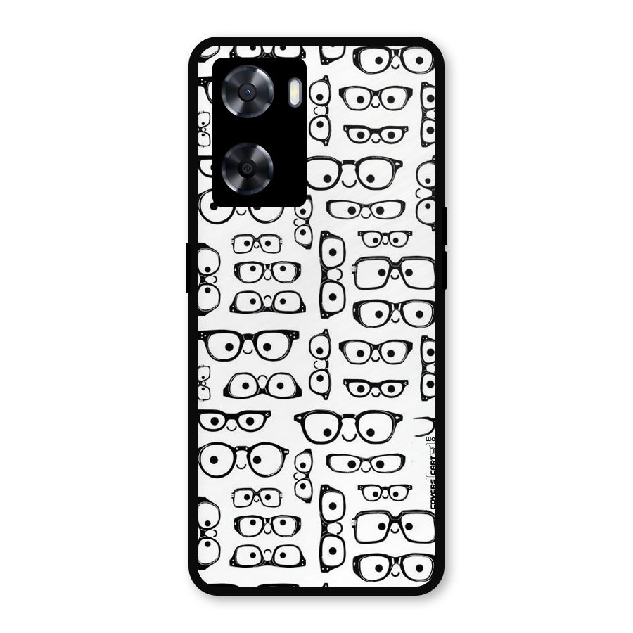 Nerdy Specs Metal Back Case for Oppo A57 2022