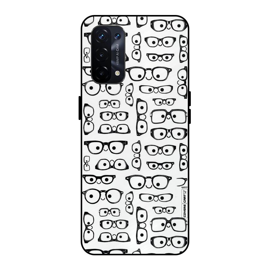 Nerdy Specs Metal Back Case for Oppo A74 5G
