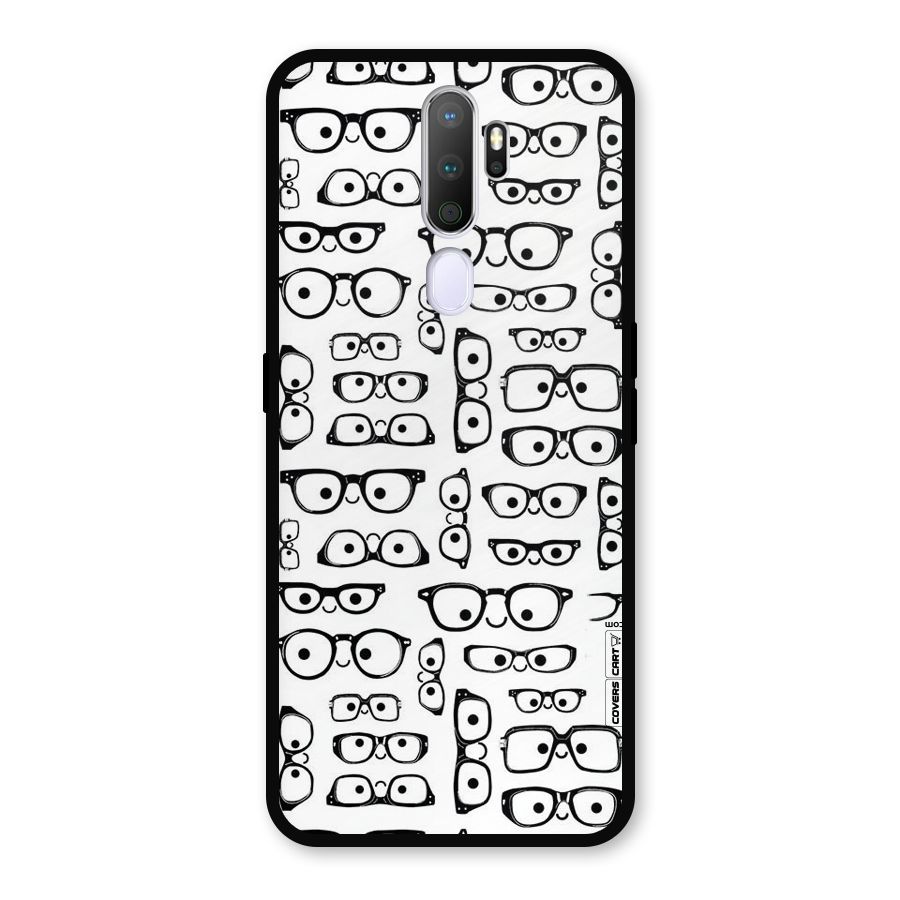 Nerdy Specs Metal Back Case for Oppo A9 (2020)