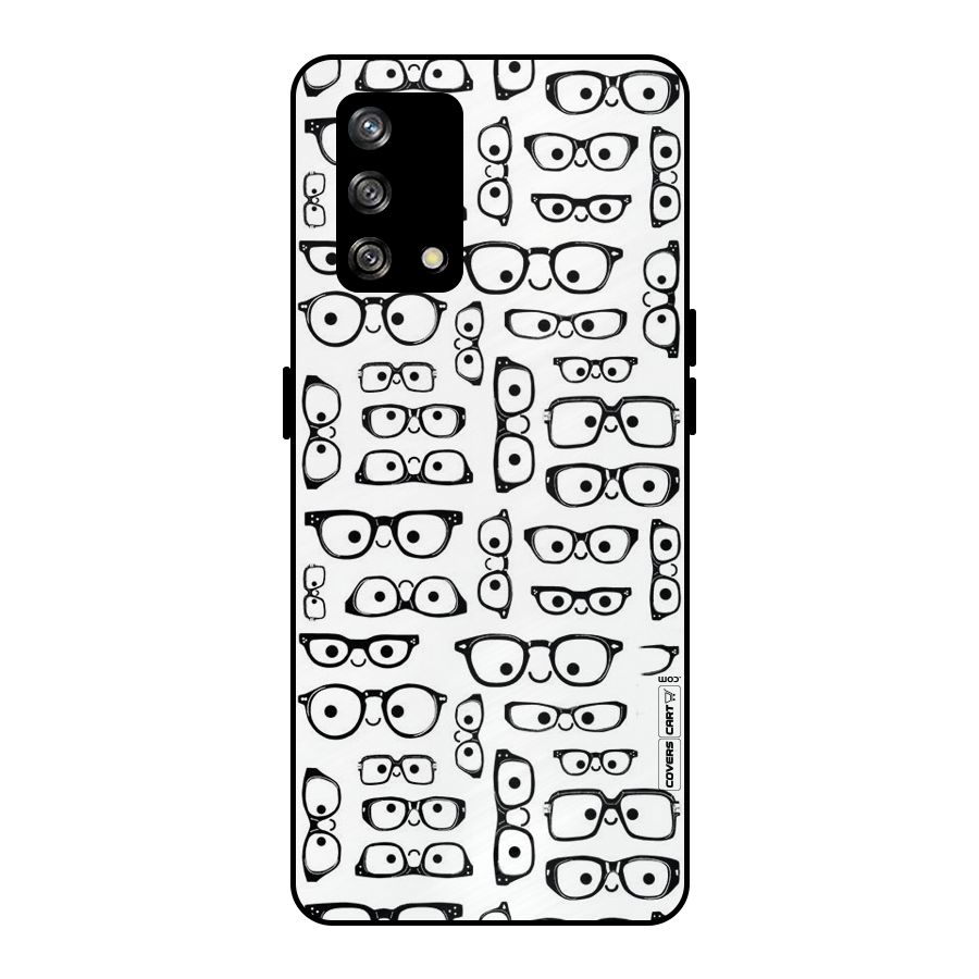 Nerdy Specs Metal Back Case for Oppo F19