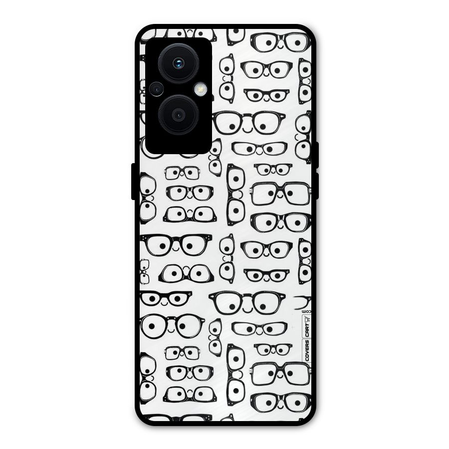 Nerdy Specs Metal Back Case for Oppo F21 Pro 5G
