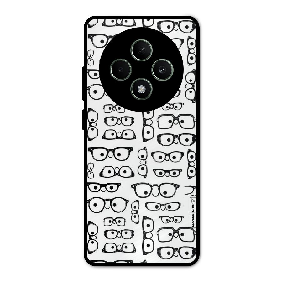 Nerdy Specs Metal Back Case for Oppo F27