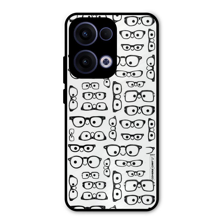 Nerdy Specs Metal Back Case for Oppo Reno13