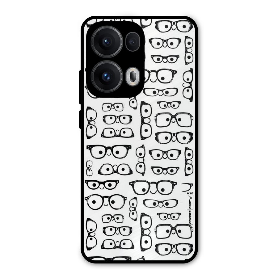 Nerdy Specs Metal Back Case for Oppo Reno13 Pro