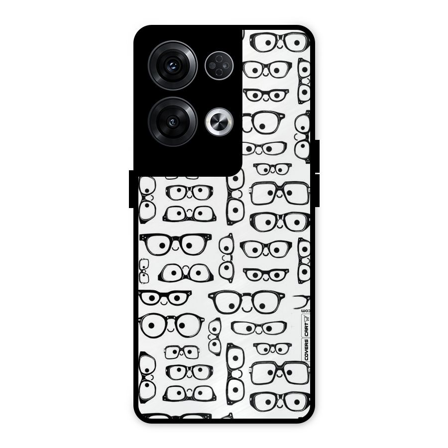 Nerdy Specs Metal Back Case for Oppo Reno8 Pro 5G