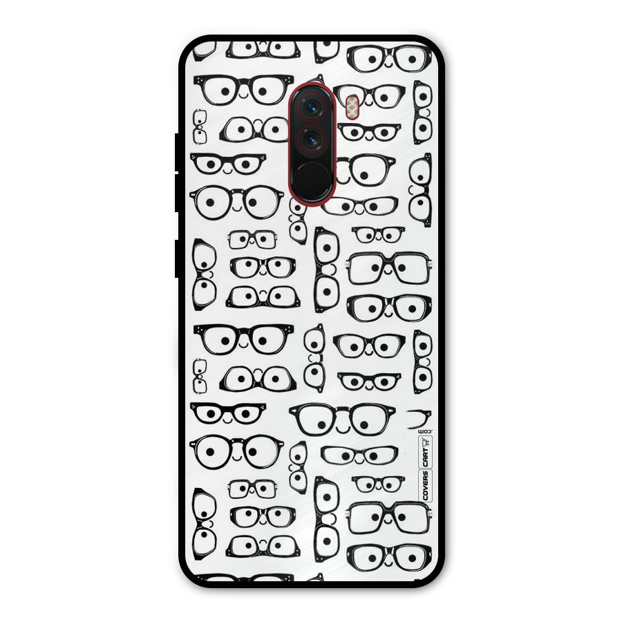 Nerdy Specs Metal Back Case for Poco F1